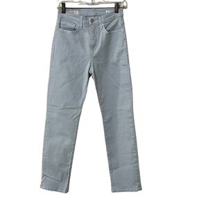 NWT BLDWN Vintage Straight Leg High Rise Jeans Dusty Baby Blue SZ 29 USA